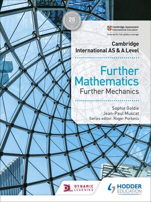 cover image of Cambridge International AS & a Level Further Mathematics Further Mechanics
